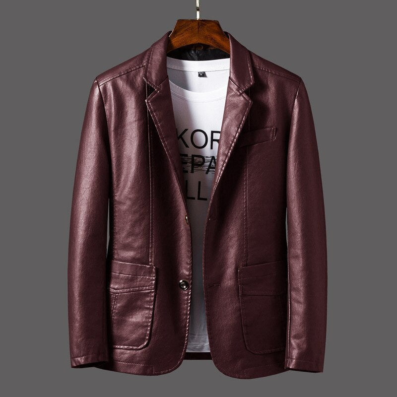 Joah® | Classic Leather Jacket For Men
