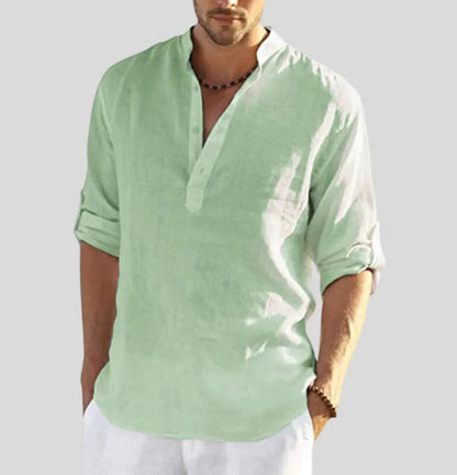Argyle® | Classic Linen Shirt For Summer