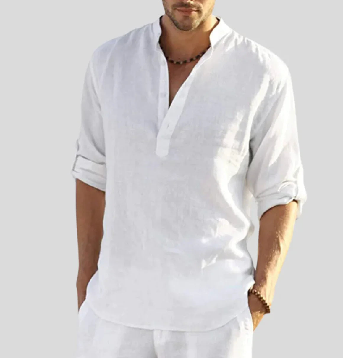 Argyle® | Classic Linen Shirt For Summer