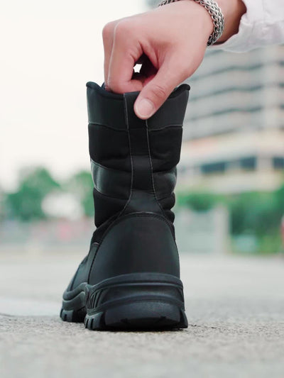 Fitz | Robust high-top lace-up boots with non-slip sole