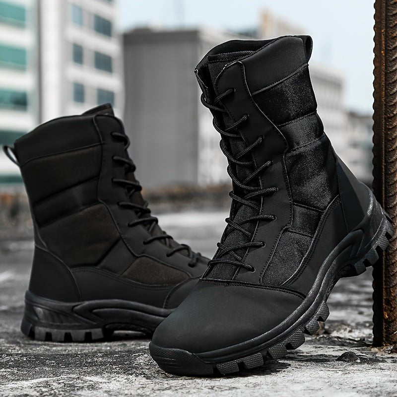 Fitz | Robust high-top lace-up boots with non-slip sole