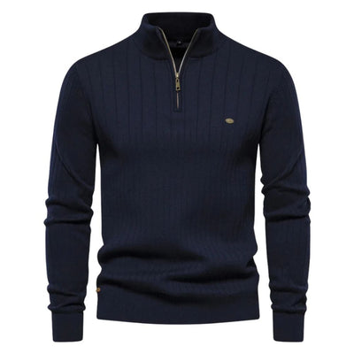 Justinian® | Warm Zip-Up Sweater For Men