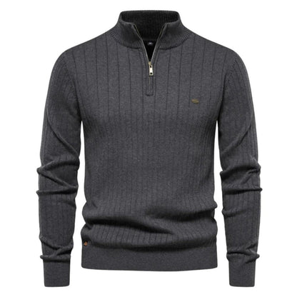 Justinian® | Warm Zip-Up Sweater For Men