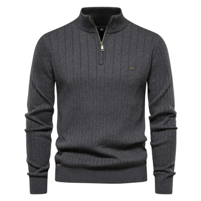 Justinian® | Warm Zip-Up Sweater For Men