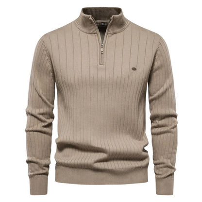 Justinian® | Warm Zip-Up Sweater For Men