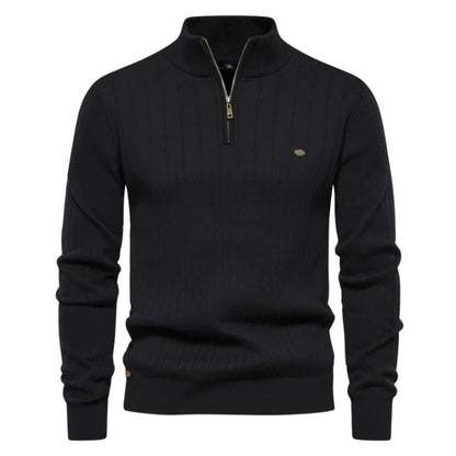 Justinian® | Warm Zip-Up Sweater For Men