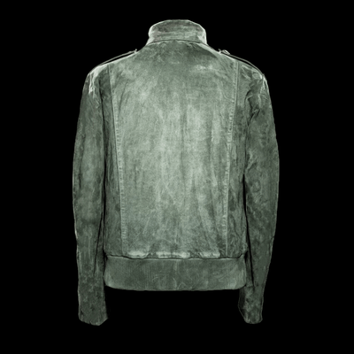 Lael | Retro suede jacket with lapels and breast pocket
