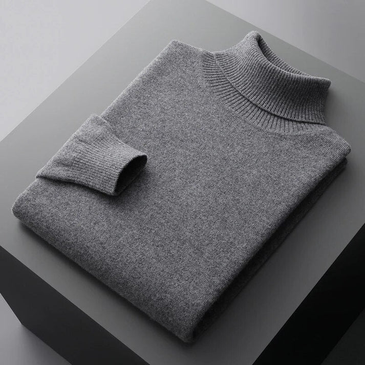 Caius | Soft cashmere turtleneck sweater