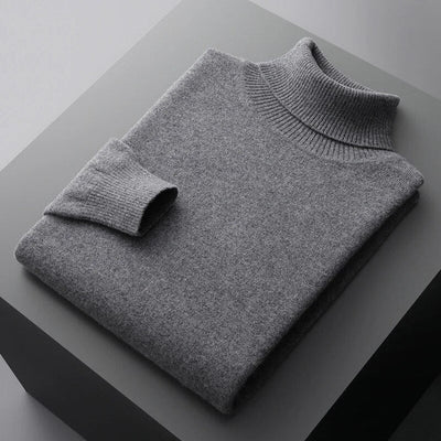 Caius | Soft cashmere turtleneck sweater