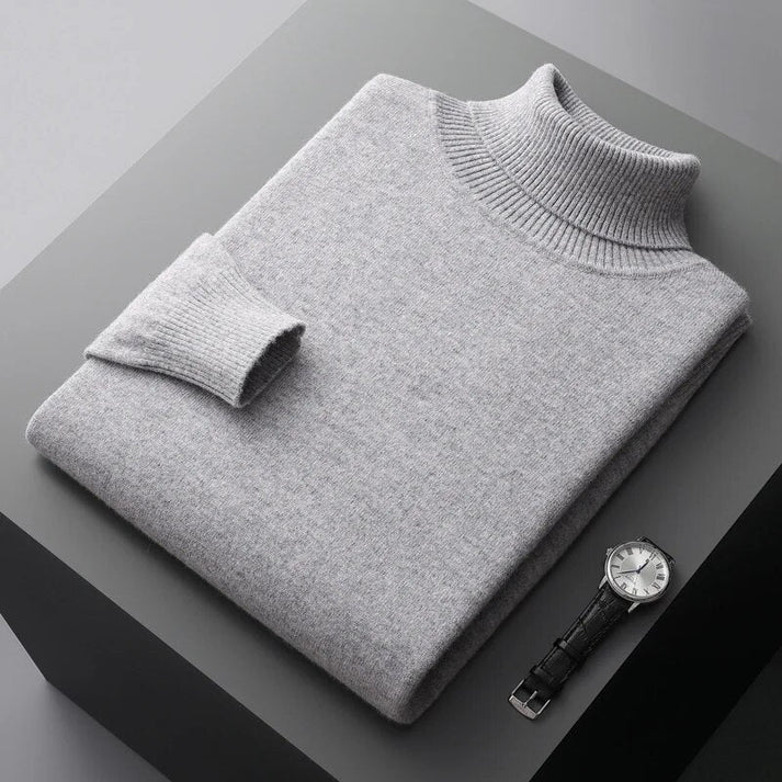Caius | Soft cashmere turtleneck sweater