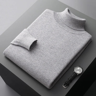 Caius | Soft cashmere turtleneck sweater