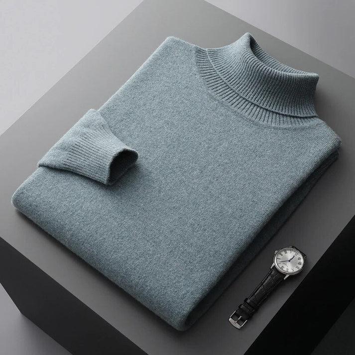 Caius | Soft cashmere turtleneck sweater