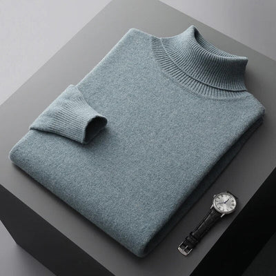 Caius | Soft cashmere turtleneck sweater