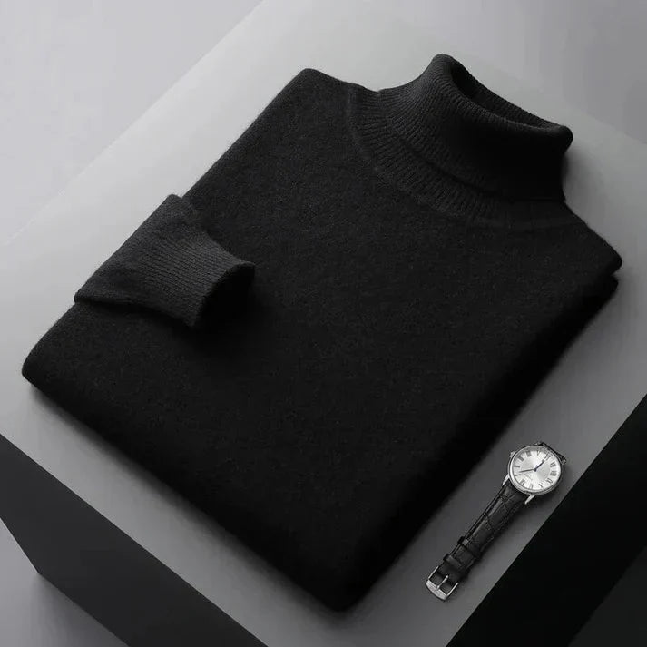 Caius | Soft cashmere turtleneck sweater