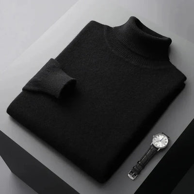 Caius | Soft cashmere turtleneck sweater