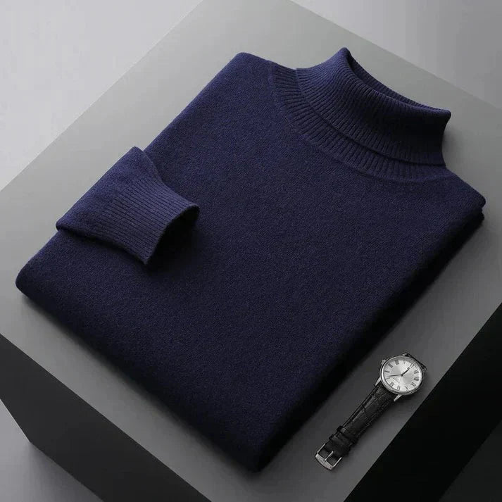 Caius | Soft cashmere turtleneck sweater