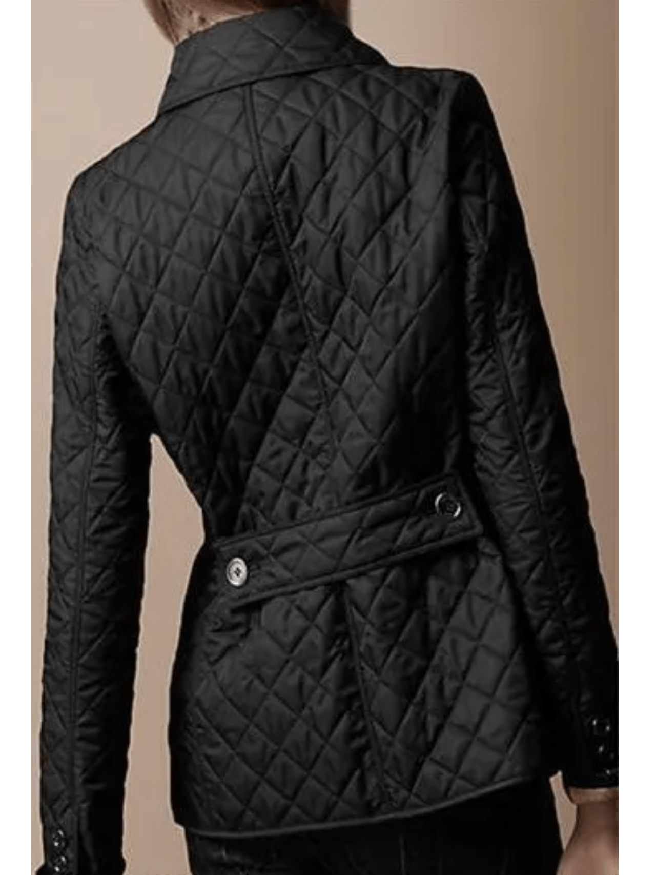Manel | Quilted jacket with turned-up collar