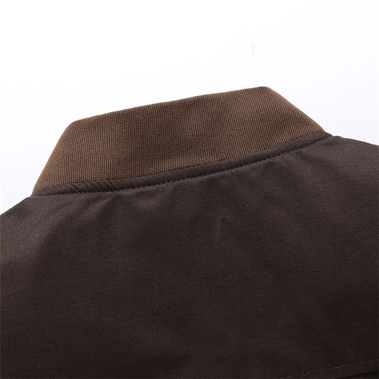 Noam | Vintage bomber jacket with button closure