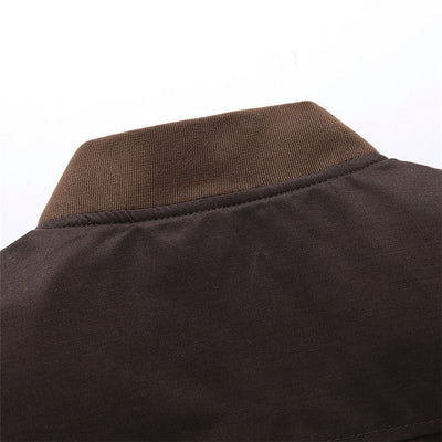 Noam | Vintage bomber jacket with button closure