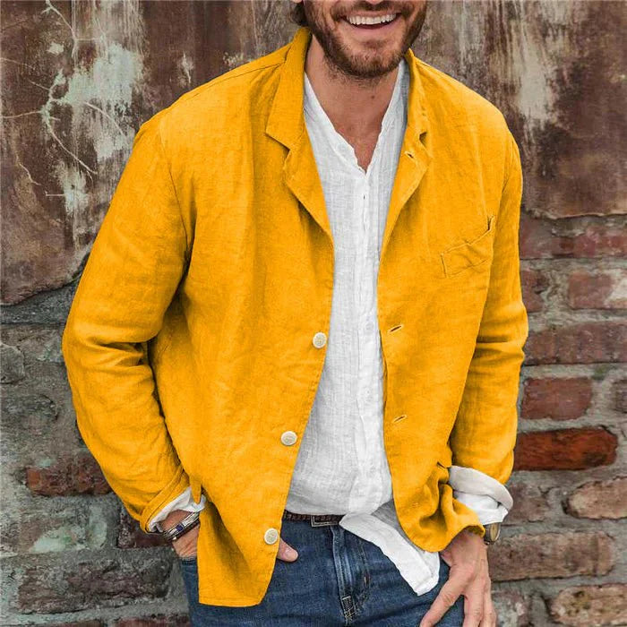 Celsus | Men's Linen Blazer Jacket