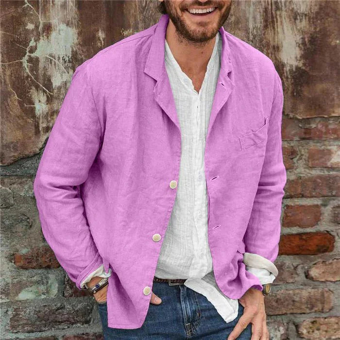 Celsus | Men's Linen Blazer Jacket