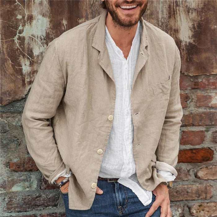 Celsus | Men's Linen Blazer Jacket