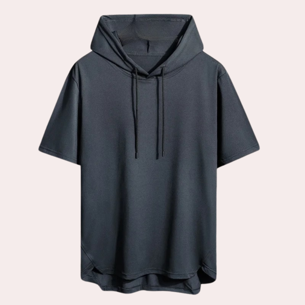 José® | Solid Color Hooded T-Shirt For Men