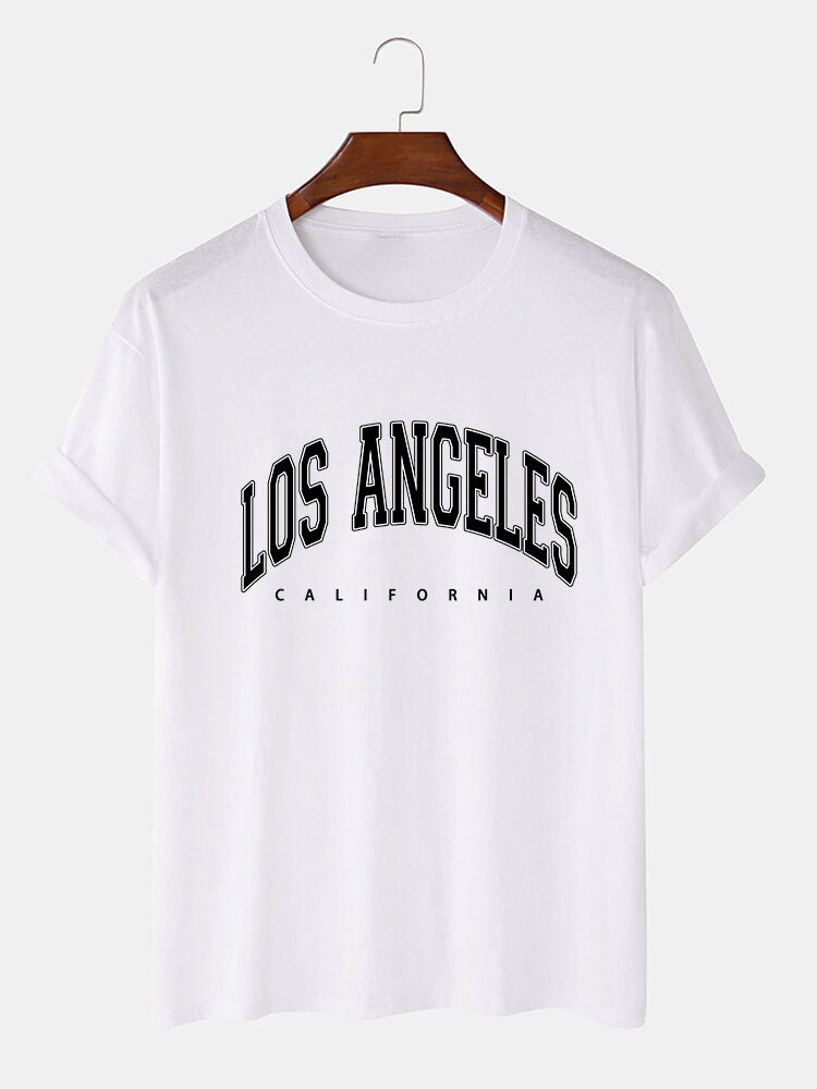 Pedro® | Los Angeles Print T-Shirt & Mid Length Shorts