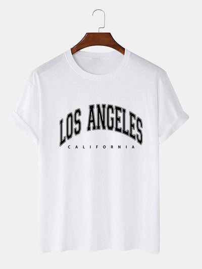 Pedro® | Los Angeles Print T-Shirt & Mid Length Shorts