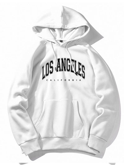 Linc | Los Angeles Letter Print Hoodies