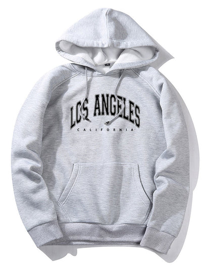 Linc | Los Angeles Letter Print Hoodies
