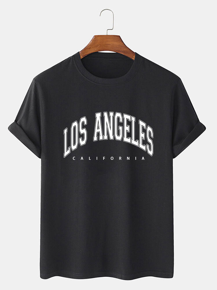 Pedro® | Los Angeles Print T-Shirt & Mid Length Shorts