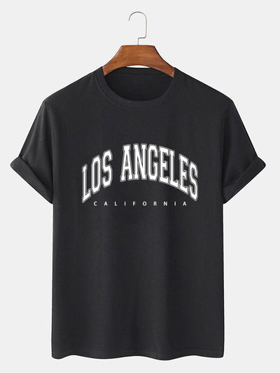 Pedro® | Los Angeles Print T-Shirt & Mid Length Shorts