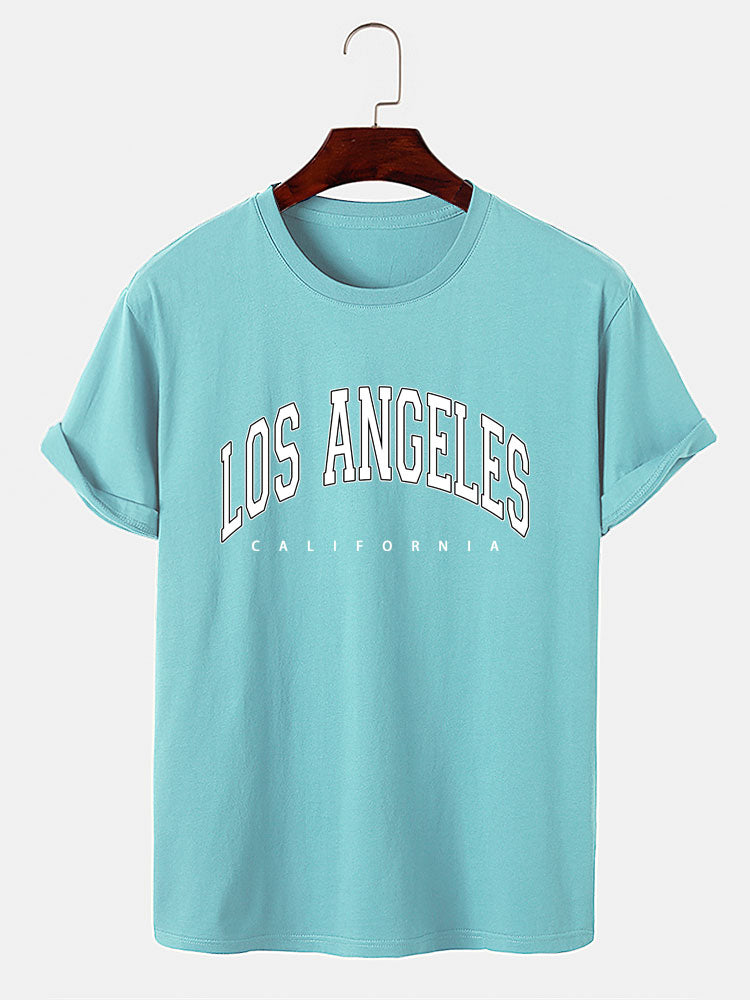 Pedro® | Los Angeles Print T-Shirt & Mid Length Shorts