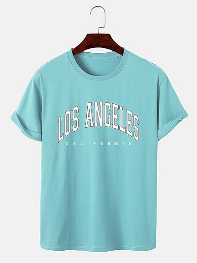 Pedro® | Los Angeles Print T-Shirt & Mid Length Shorts