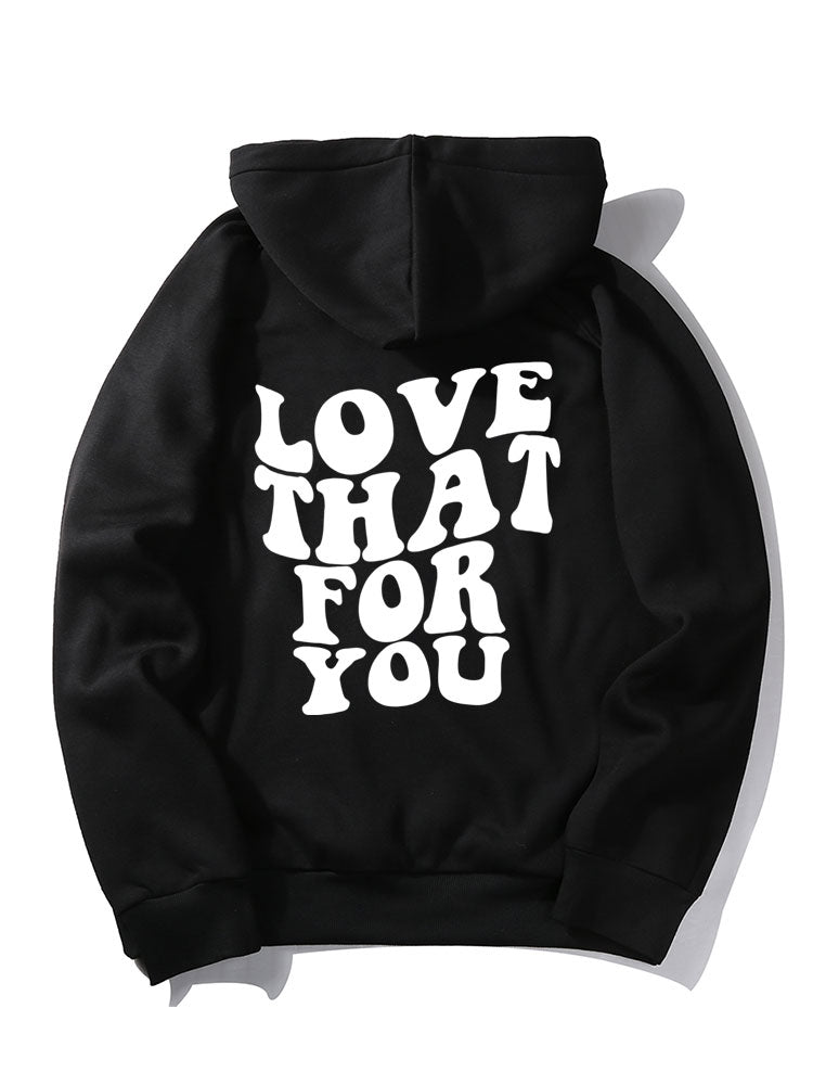 Edwin | Letter Back Print Hoodie