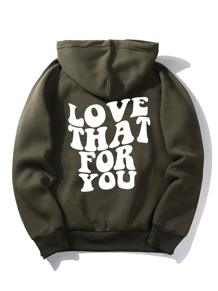 Edwin | Letter Back Print Hoodie
