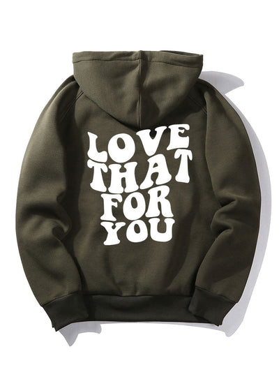 Edwin | Letter Back Print Hoodie
