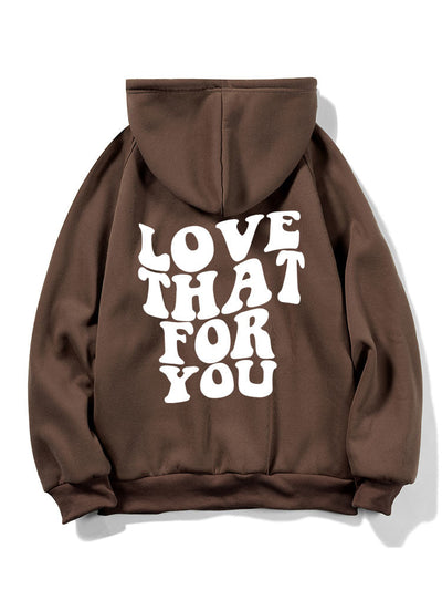 Edwin | Letter Back Print Hoodie