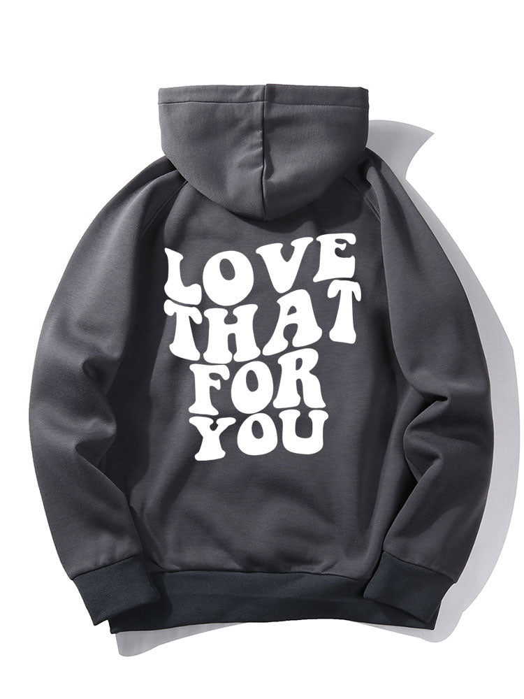 Edwin | Letter Back Print Hoodie