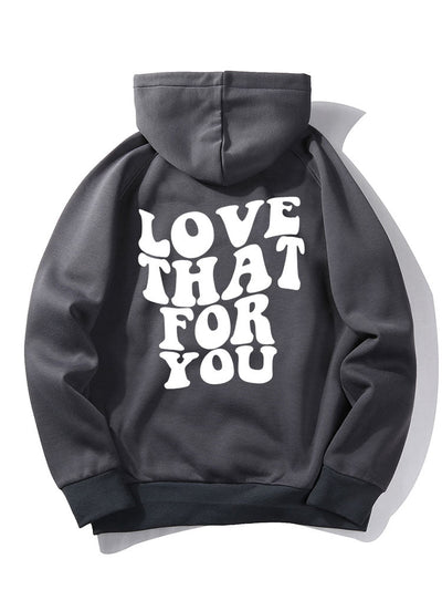 Edwin | Letter Back Print Hoodie