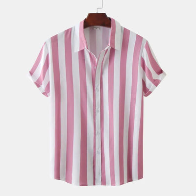 Darian | Breathable Striped Summer Shirt