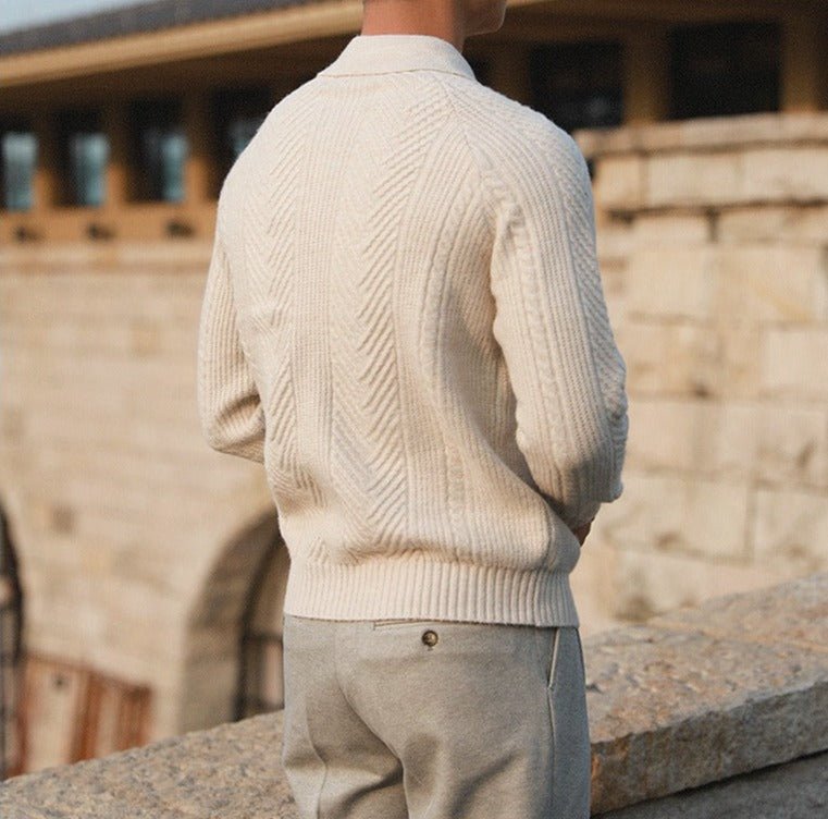 Arlo® | Knitted Polo Sweater For Men