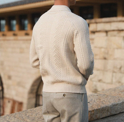 Arlo® | Knitted Polo Sweater For Men