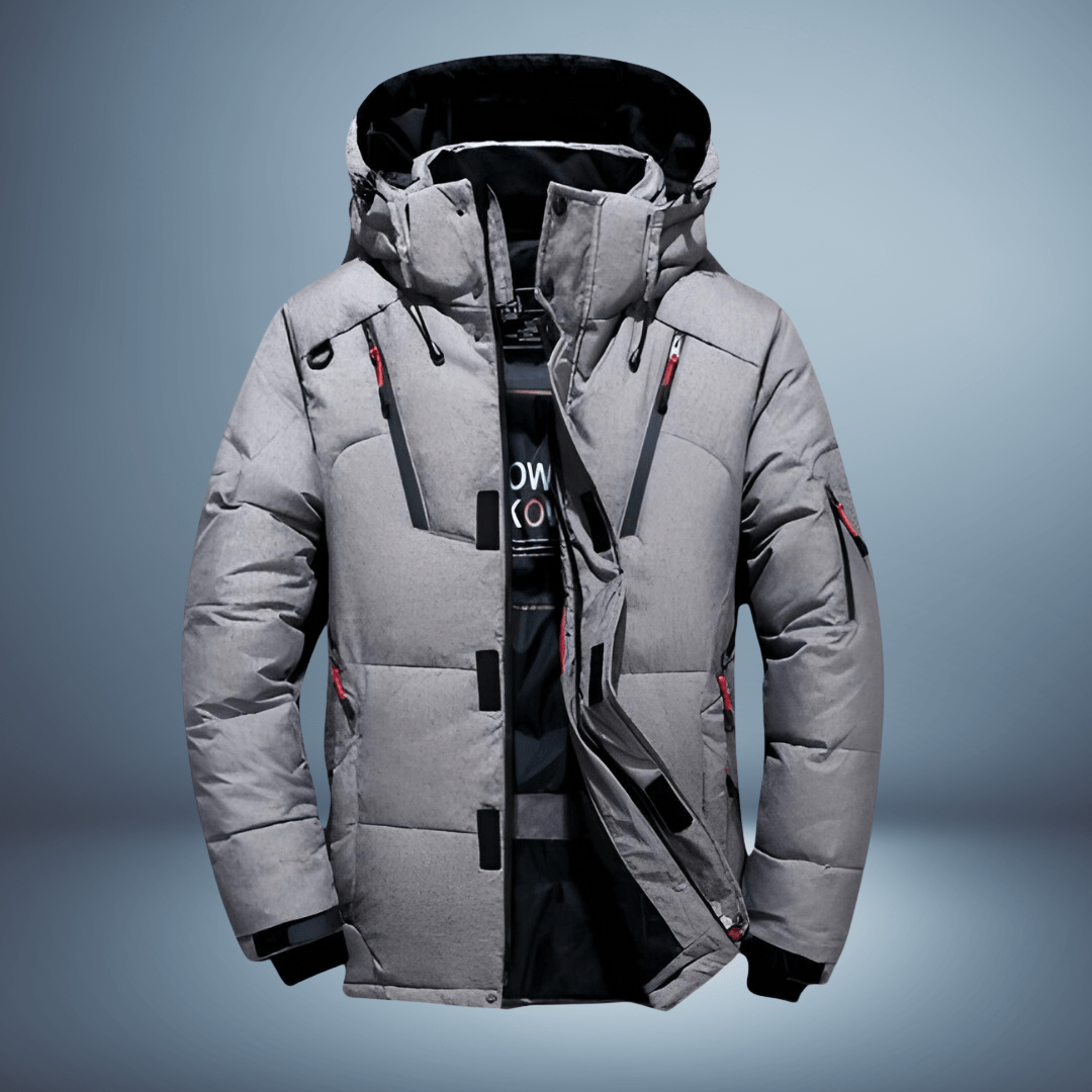 Paco | Warm hooded down jacket for adventure and comfort