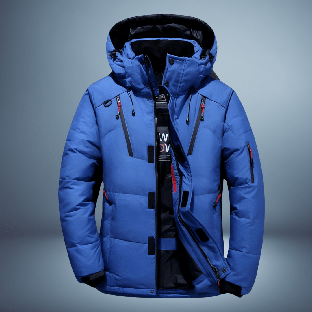 Paco | Warm hooded down jacket for adventure and comfort
