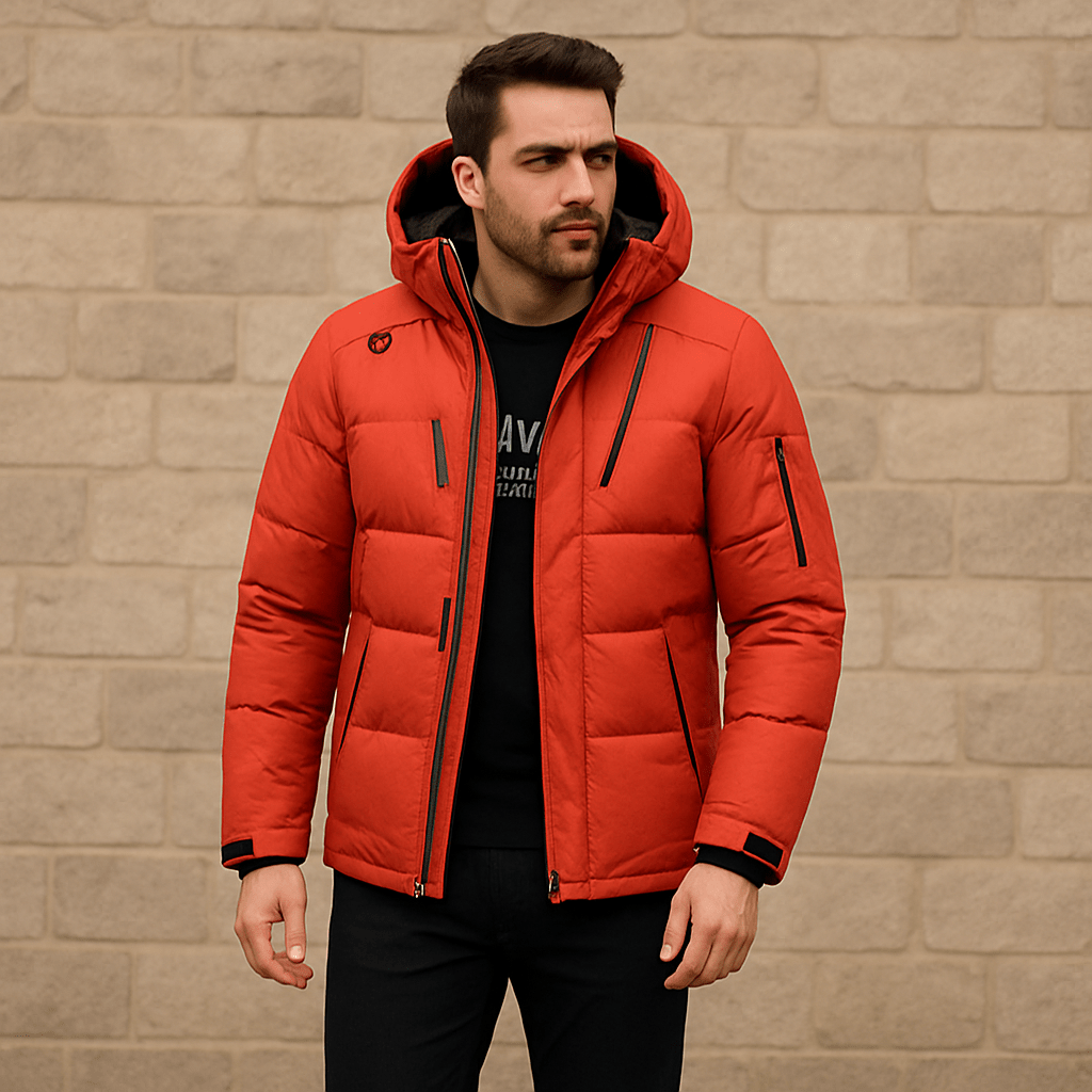 Paco | Warm hooded down jacket for adventure and comfort