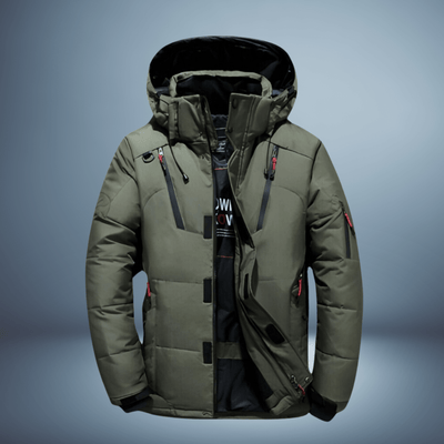 Paco | Warm hooded down jacket for adventure and comfort
