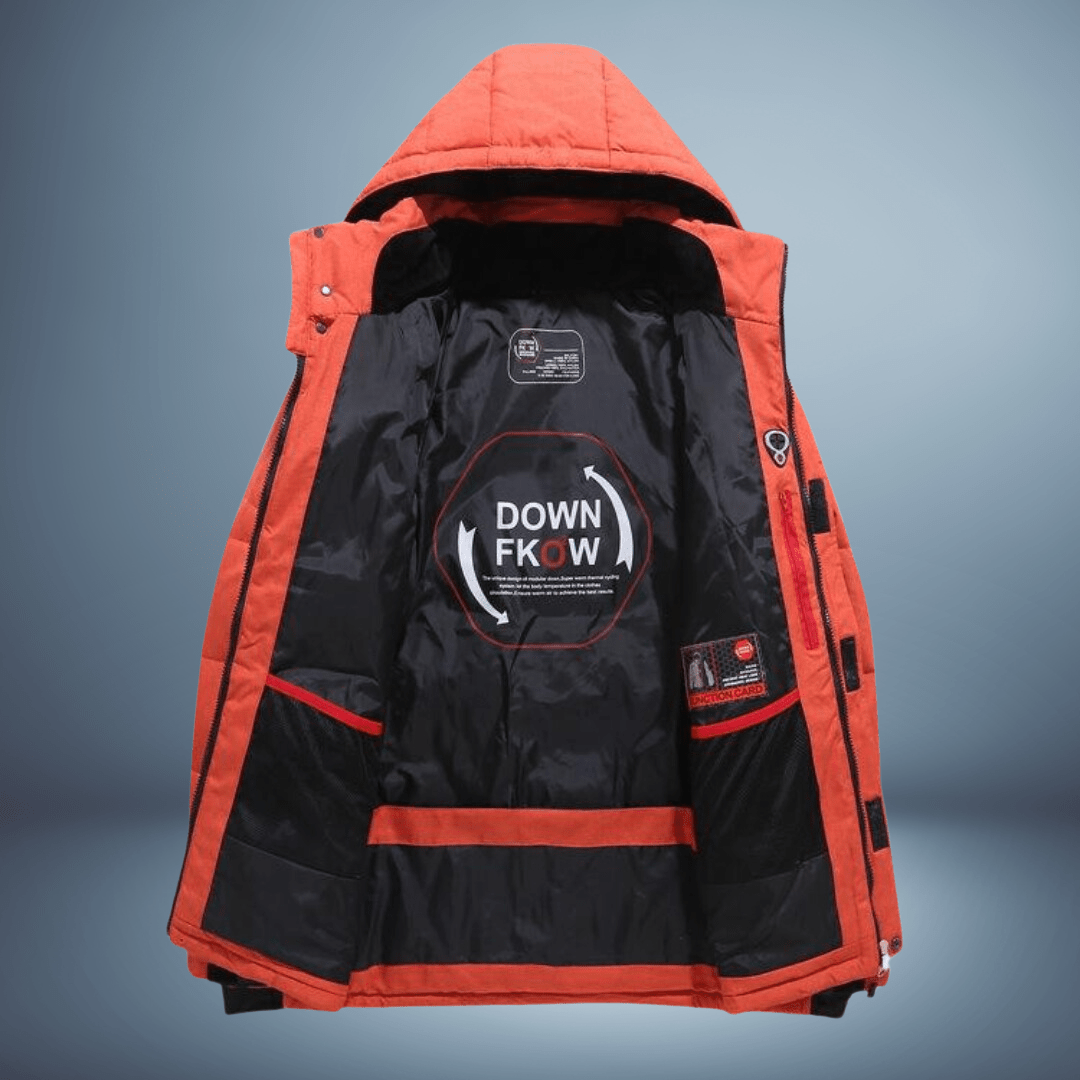 Paco | Warm hooded down jacket for adventure and comfort