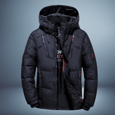 Paco | Warm hooded down jacket for adventure and comfort